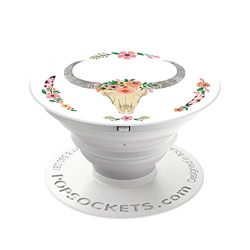 PopSockets: Collapsible Grip & Stand for Phones and Tablets - Boho Skull