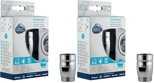 CARE+PROTECT Anticalcaire Magnétique pour Lave-Linge et Lave-Vaisselle - Universel - Élimine le Calcaire et Réduit les Consommations d'Energie - Prolonge la Durée de vie de la Machine - 1 unité