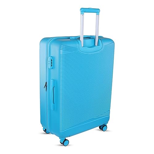 Image of Verage V-Lite Firestone Combo Set of 3 (Cabin + Medium + Large Check-in) Aquarius Teal Hardsided Trolley Bags for Travel, Suitcases with Spinner Wheels, Anti-Theft Luggage (20 /24 /28 Inche)