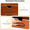 Vintage Wooden Drawer Organizer with 16 Drawers, 4-Tier Stackable Desktop Storage Box for Office, Home, Craft Supplies – Compact Space-Saving Design, Sturdy Pine Wood Construction, Built-In Label #3