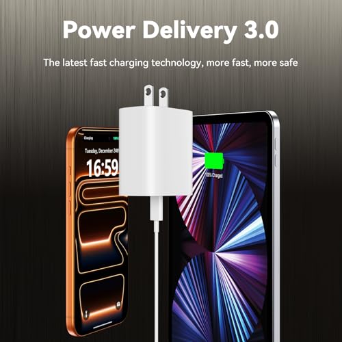 iPhone 17 16 15 Charger Fast Charging, 10 FT Long USB C Charger Cord with 20W Type C Fast Phone Charging Block for iPhone 17/17 Pro/17 Pro max/Air, for iPhone 16 15 Pro Max Plus, iPad, Android by Ubearkk - Image 4