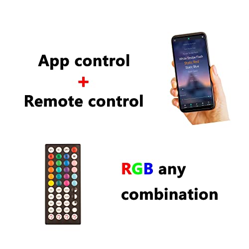 Fjarde Aquarium Backlight Screen-Fish Tank Background Light,For Rimless Aquarium,Ultra-Thin 6Mm Gradient Colors Panel.rgb Series. #TOP4