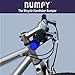 BUMPY Rubbery Bicycle Handlebar End Plugs, Innovative Design, Bumpers Made of Durable Colorful Silicone, Expands to Lock in Place, Adds Safety & Style, One Pair (Blue), One Size