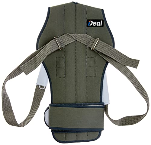 Ideal Produtos Ortopédicos, Corretor Postural Completo Magnético, Cinza, Tamanho M