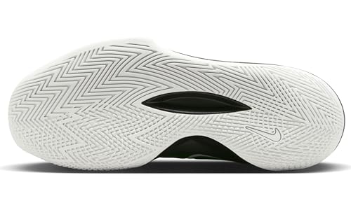 Nike Men's Precision 6 Sneaker, Black White Black, 4 UK