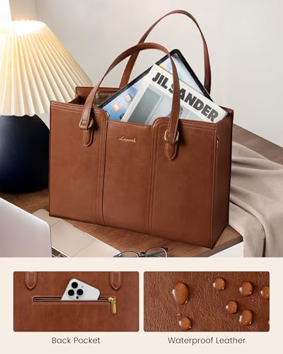LOVEVOOK Vintage Laptop Tote