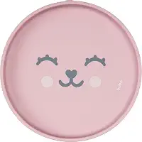 Buba, Pratinho Em Silicone Com Ventosa Gumy Rosa