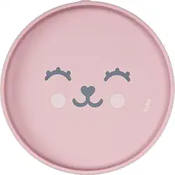 Buba, Pratinho Em Silicone Com Ventosa Gumy Rosa