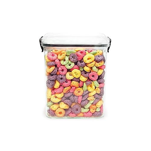 Porta Mantimentos Potes Herméticos Kit 10 Organizador Alimentos Armário Despensa Cozinha Transparent