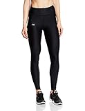 Breiter, flacher Bund Under Armour Damen Running Kompressionswäsche Hose Legging, Black, XS