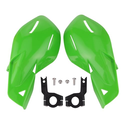 GOOFIT 7/8" Handlebar Hand Brush Guards Handguards Assy Replacmeent for Motocross Motorcycle Off-road Pit Dirt Bike ATV Green