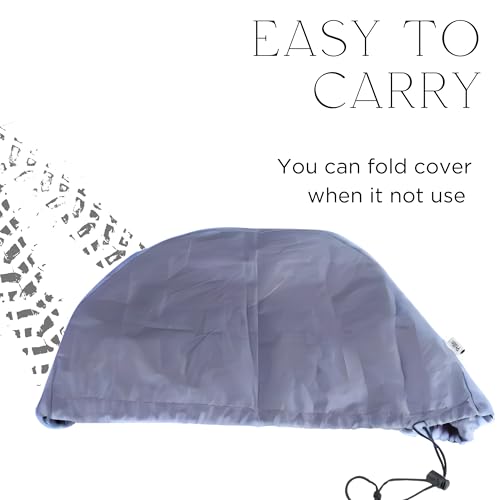 Image of Polyester Helmet Cover - Protects from Dust, Rain, Scratches Dustproof Waterproof Lightweight and Durable Secure Universal Size Storage Bag for Motorcycles Helmets (Pack of 2)