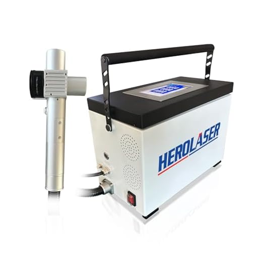 HEROLASER 100W(0.1mW) Portable Laser Cleaning Machine, Pulse Air-cooling Fiber Laser rust remover, Handheld Laser Cleaner Tool for Metal Laser Paint Removal Rust Oil Coating Removal