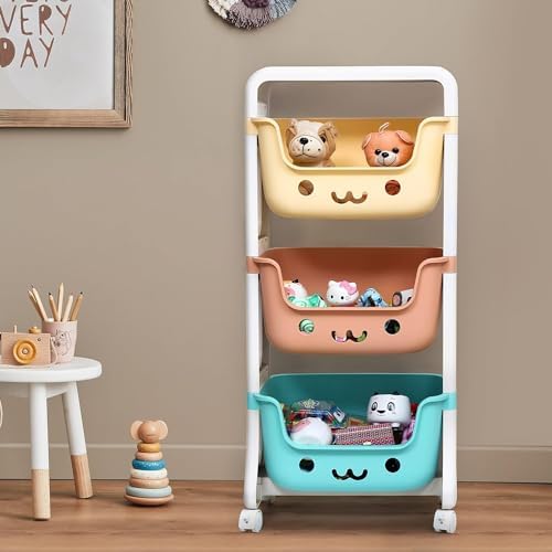 TOPAMIX Organizador de Brinquedos e Livros Estante em Plástico co...