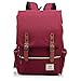 UGRACE Slim Business Laptop Backpack Elegant Casual Daypacks Outdoor Sports Rucksack School Shoulder Bag for Men Women, Tear Resistant Unique Travelling Backpack Fits up to 15.6Inch MacBook in Red