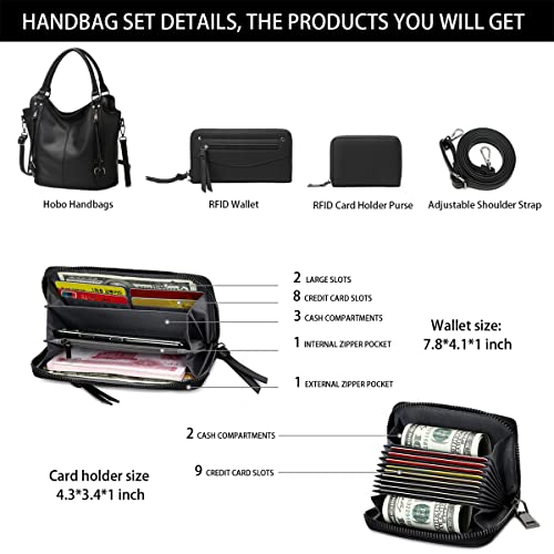 Image of lapsting Hobo Bags for Women Handbags Purse Ladies Boho Shoulder Bag Crossbody Purses Faux Leather