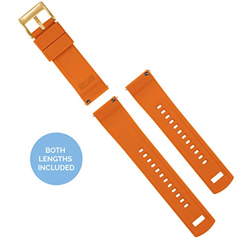 Image of BARTON Elite Silicone Watch Bands - Gold Buckle Quick Release