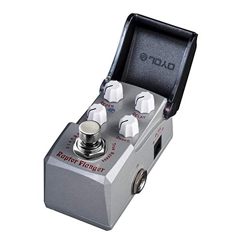 Joyo Flanger Mini Pedal For Electric Guitar Effect - True Bypass Ironman Series (Raptor Flanger Jf-327) #TOP2