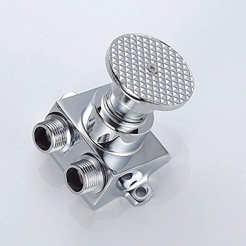 -Grifos, grifos, grifo de pie de fábrica, grifo de pie de fábrica de Hospital, cuerpo de cobre frío único, Pedal de cuerpo, interruptor de grifo de agua/pie