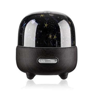 MORPICH 180ml Projection Aroma Diffuser for Home USB Air Humidifier with Starry Sky Colorful Night Lights Mini Office Air Purifier