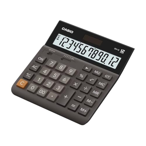 CASIO DH-12BK Calcolatrice da Tavolo 12 Cifre