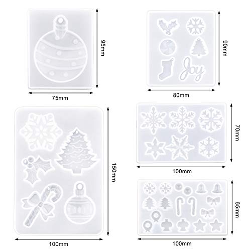 WANDIC Christmas Silicone Resin Molds - Image 2