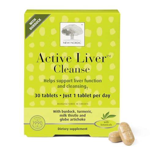 NEW NORDIC Active Liver Cleanse Herbal Supplement 30-Day Supply - 30 Ct