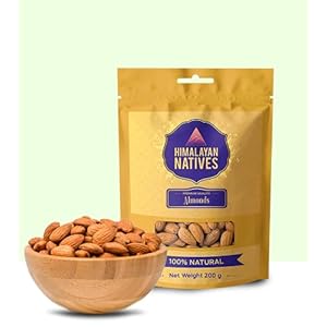 Himalayan Natives 100% Natural Premium Californian Almonds (200)