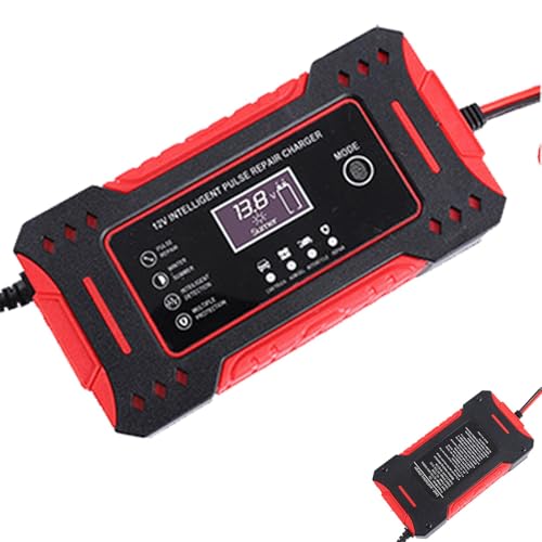 Desulfatador de batería automático 12V con función de cargador lento portátil