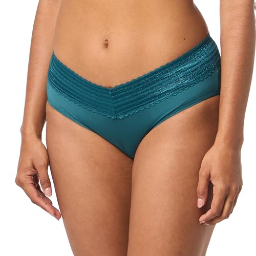 Image of Warner's womens No Pinching No Problems Dig-free Comfort Waist With Lace Microfiber Hipster 5609j