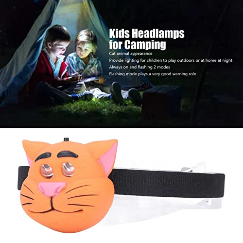 Led Headlamp, 2 Light Modes, Cat Effect, Kids Headlamp, Plastic, Hiking, Outdoor, Kids #TOP4