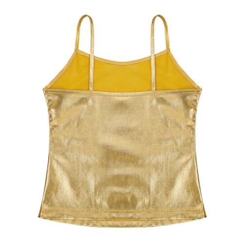Kids Girls Gymnastic Cami Tops Spaghetti Shoulder Straps Active Workout Sports Tank Top Dancewear4