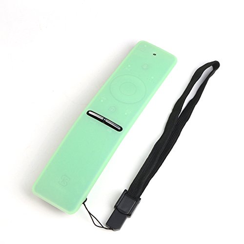 Samsung Remote Case Sikai Shockproof Silicone Full Protective Cover For Samsung Bn59-01241A Bn59-01242A Bn59-01260A Bn59-01259E Remote Holder Dust-Proof Anti-Lost With Hand Strap (Glow In Dark Green) #TOP4