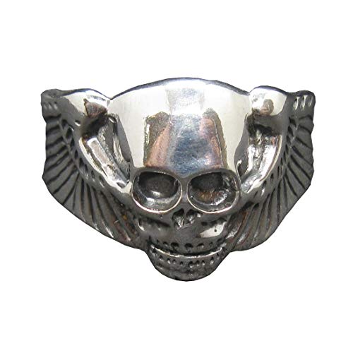 Bague crâne et ailes argent 925 Empress R000247 pour homme et femme
