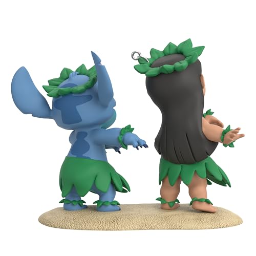Image of Hallmark Keepsake Disney Hanging Ornament - Lilo & Stitch Dancing Design