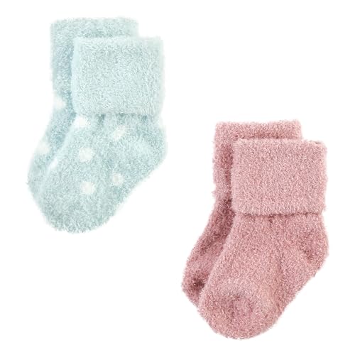 Image of Hudson Baby Baby 8-pack Cotton Rich Newborn and Terry Socks