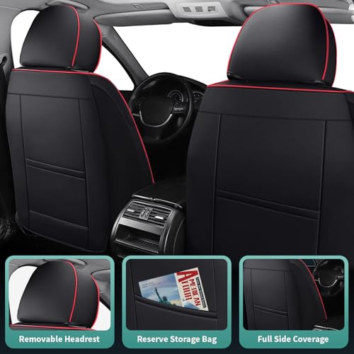 Image of Car Seat Covers for Chevy Blazer 2000-2026 Leather Front Seats