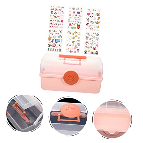 Boîte de rangement accessoires cheveux fille compacte et portable