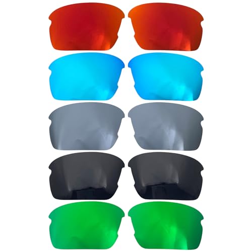 Wetnenss Replacement Lenses for Flak XS Youth Sunglasses OJ9005 /1.5mm polarized/easy to install (pink)