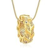 Hearbeingt Wheel Tire Cremation Jewelry for Ashes Auto Parts Memorial Urn Necklace for Women Men Keepsake Pendant(Gold)