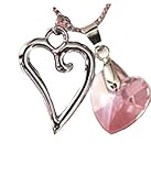  Schmuck Damen Kettenanhänger Anhänger Cartabijou Anhänger Metallherz und Kristallherz