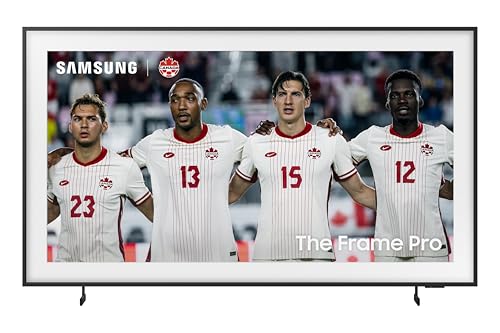 Samsung 65 inch The Frame Pro Neo QLED Mini LED TV, LS03HW, Art Mode, Glare Free, 144Hz Refresh Rate, Neo Quantum HDR, Smart TV, 4k, Dolby Atmos, Samsung TV, Television (QN65LS03HWFXZC, 2026) by Samsung - Used condition - CA$2245.02