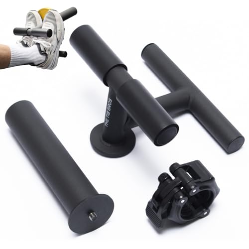 Tib Bar- Tibialis Raise bar for Tibialis Anterior strengthening exercises - Shin Muscle Exercise Trainer- ATG Program- Free 2" weight Collar & E-Book provided (Detachable Tib Bar)