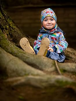 Warme en waterafstotende wandelbroek NH100 voor kinderen grijs