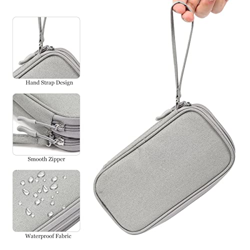 Waterproof Portable Electronic Organizer Bag Travel Accessories Universal Cord Storage Case For Charging Cable, Cell Phone, Power Bank, Kid’s Pens #TOP7