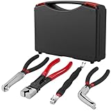 Electrical Disconnect Pliers,Electrical Connector Separator Tool,Automotive Electrical Plug Connector Disconnect Tool,Fuel Line Pliers Disconnect Repair Tools (4PCS)