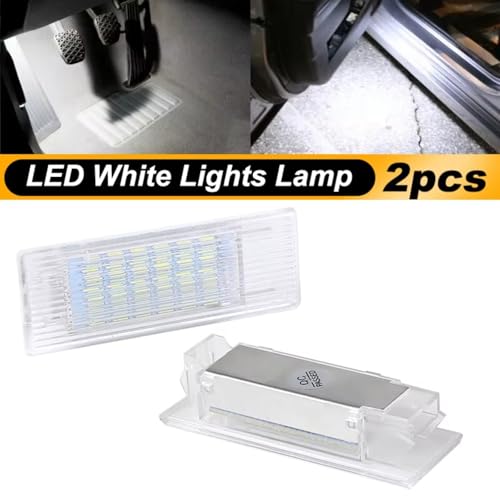 Lámpara de bienvenida LED para BMW F32 X1 blanca de alta luminosidad 2