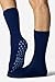HEAT HOLDERS Men's Thermal Gripper Slipper Socks Size 7-12 US Deep Blue