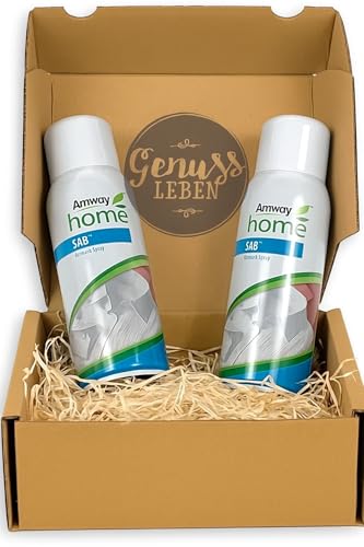Genussleben Box mit Vorwaschspray SA8 2x 400 ml und Schmutzradierer Gratis