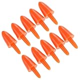 Tofficu 200pcs Small Carrot Nose for Snowman Craft：Christmas Carrot Nose, Snowman for Crafts, Carrot Shape DIY Ornament, Plastic Carrot for Snowmen, Snowman for Crafts